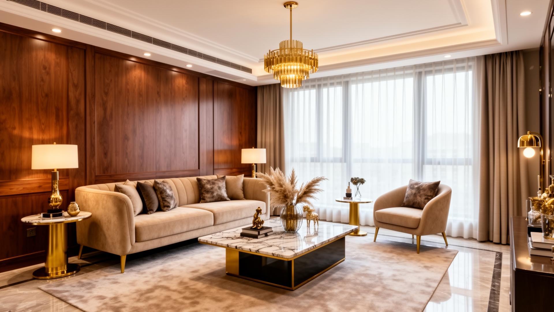 Living room after luxury renovation by Metaphore Designs